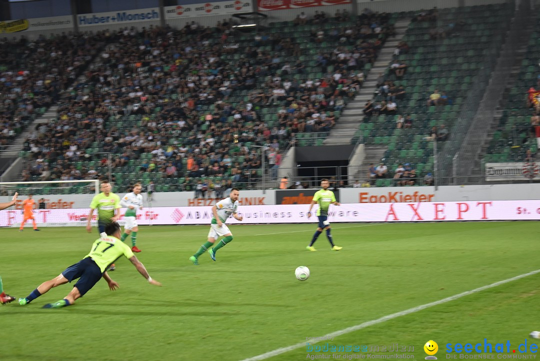 Fussball: FC ST.GALLEN 1879 vs FC THUN, St. Gallen - Schweiz, 21.04.2018