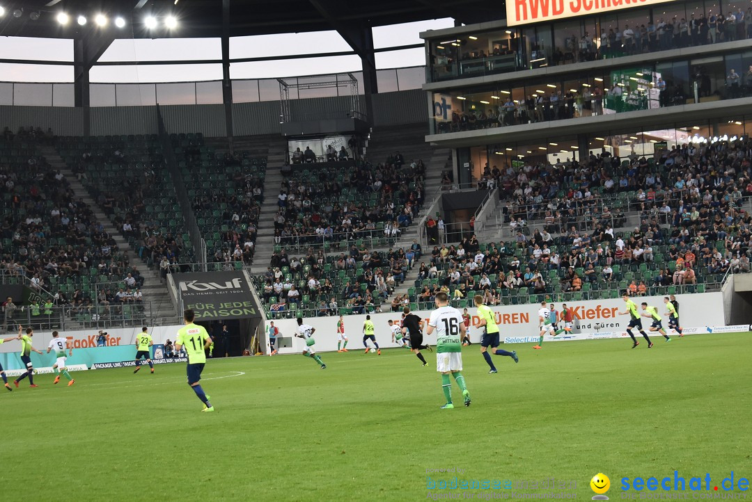 Fussball: FC ST.GALLEN 1879 vs FC THUN, St. Gallen - Schweiz, 21.04.2018