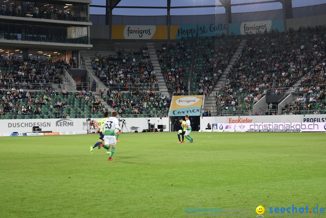 Fussball: FC ST.GALLEN 1879 vs FC THUN, St. Gallen - Schweiz, 21.04.2018