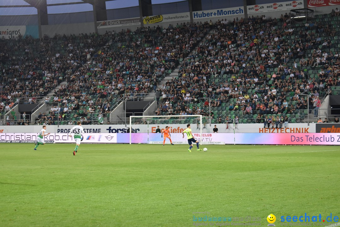 Fussball: FC ST.GALLEN 1879 vs FC THUN, St. Gallen - Schweiz, 21.04.2018