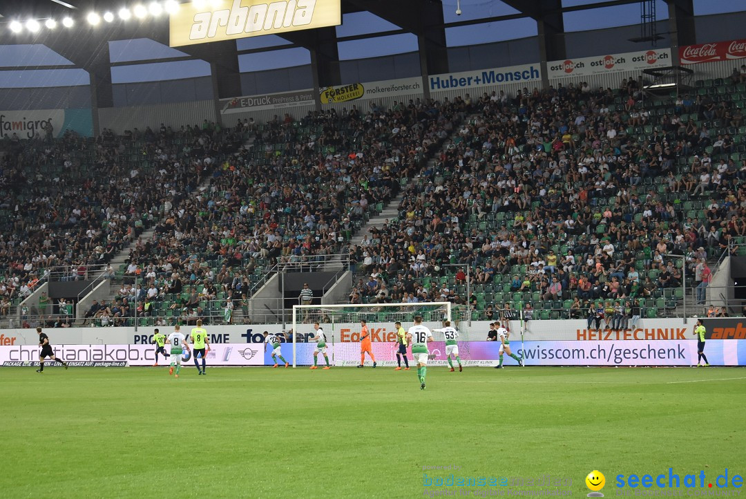 Fussball: FC ST.GALLEN 1879 vs FC THUN, St. Gallen - Schweiz, 21.04.2018