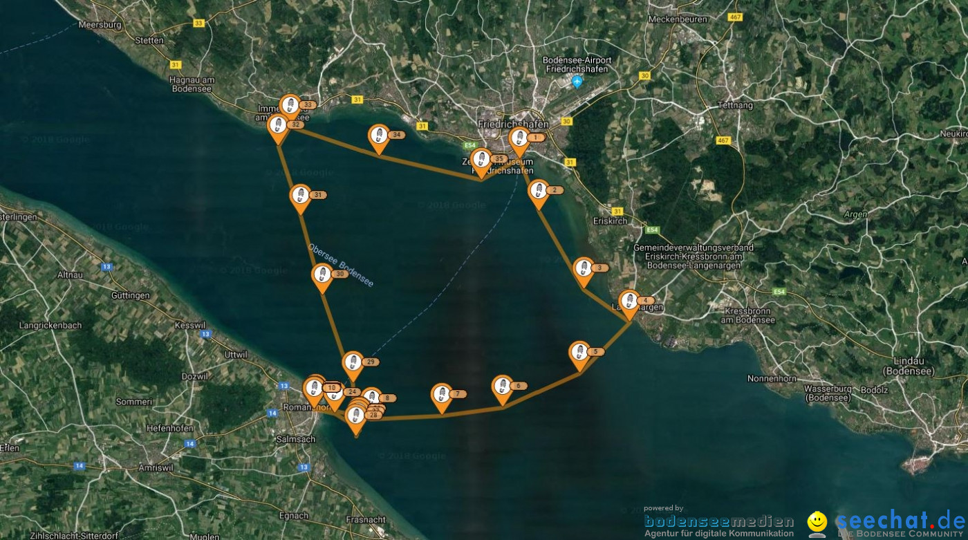 47. Internationale Flottensternfahrt: Bodensee - Romanshorn, 28.04.2018