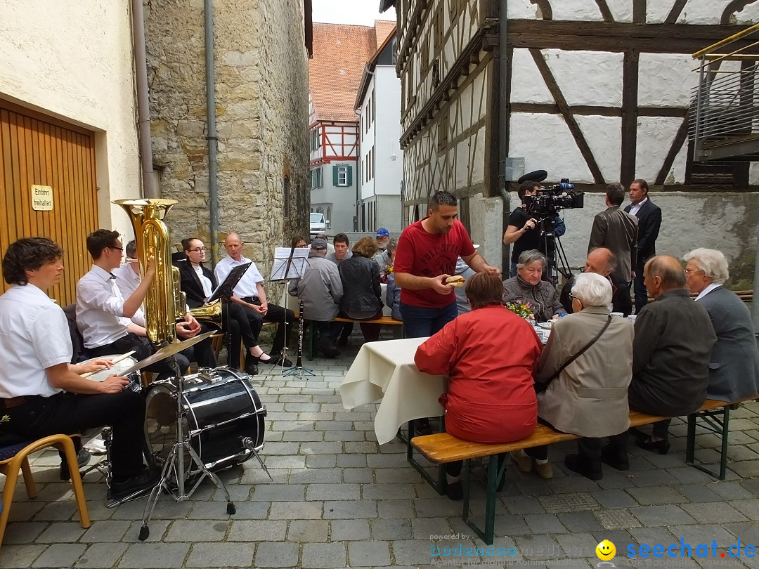 Maibaumstellen: Riedlingen, 02.05.2018