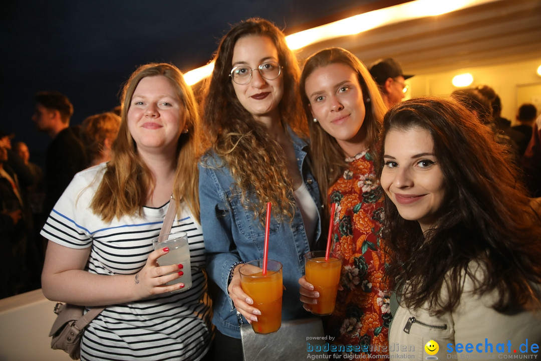 LAKE OFF MUSIC BOAT: Konstanz-Meersburg am Bodensee, 09.05.2018