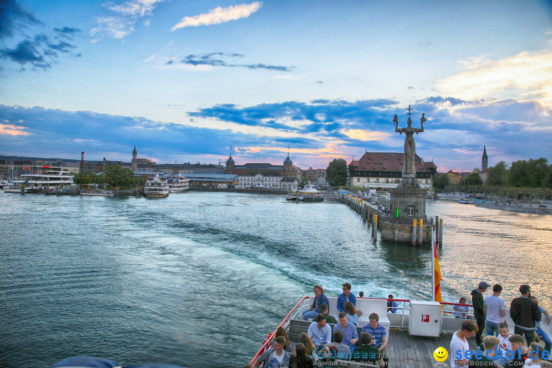 LAKE OFF MUSIC BOAT: Konstanz-Meersburg am Bodensee, 09.05.2018