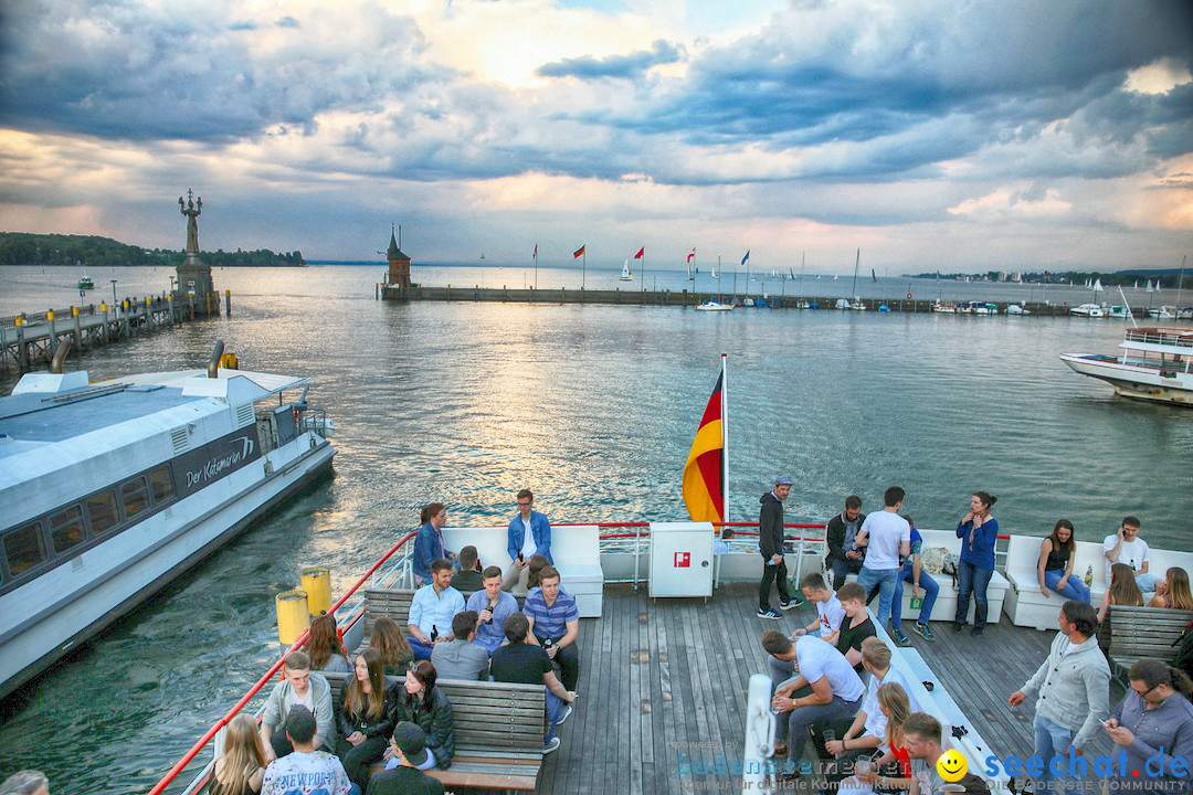 LAKE OFF MUSIC BOAT: Konstanz-Meersburg am Bodensee, 09.05.2018