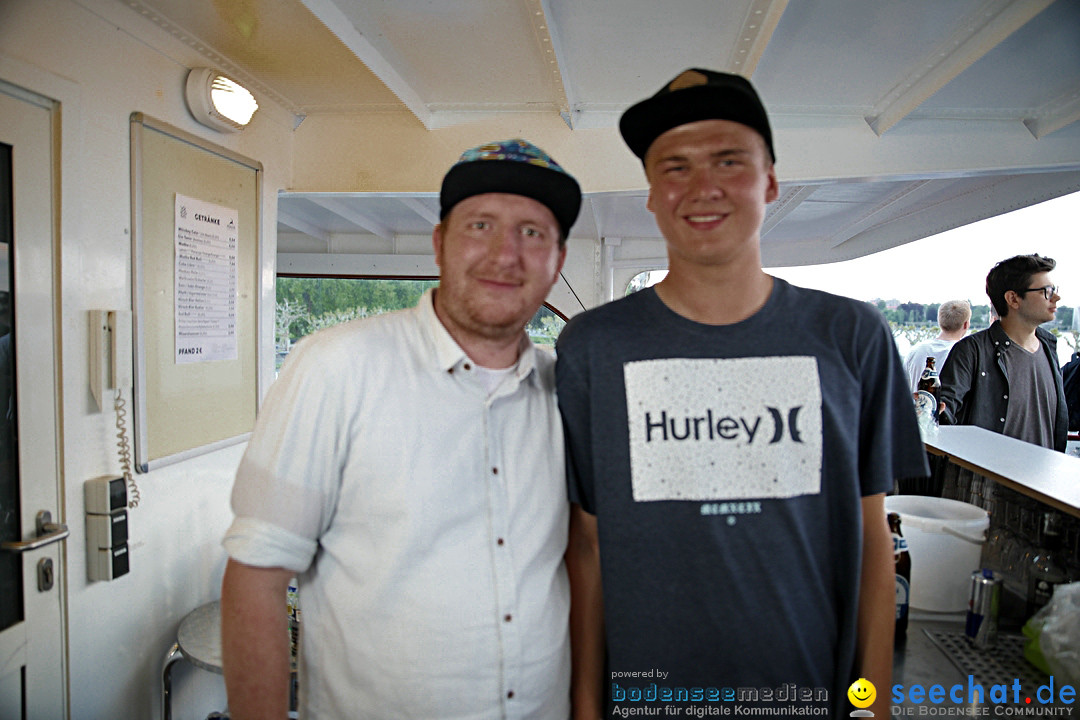 LAKE OFF MUSIC BOAT: Konstanz-Meersburg am Bodensee, 09.05.2018