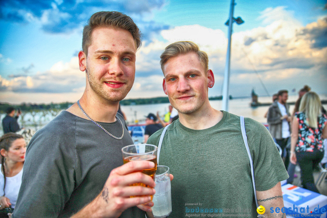 LAKE OFF MUSIC BOAT: Konstanz-Meersburg am Bodensee, 09.05.2018