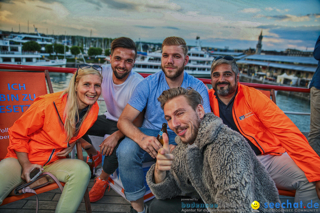 LAKE OFF MUSIC BOAT: Konstanz-Meersburg am Bodensee, 09.05.2018