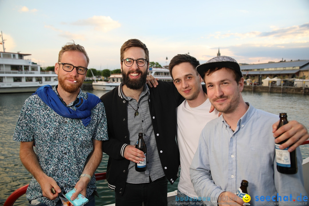 LAKE OFF MUSIC BOAT: Konstanz-Meersburg am Bodensee, 09.05.2018