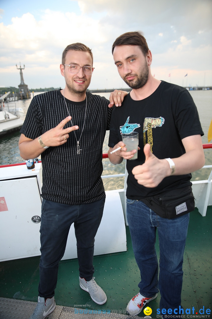 LAKE OFF MUSIC BOAT: Konstanz-Meersburg am Bodensee, 09.05.2018