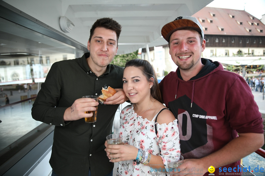 LAKE OFF MUSIC BOAT: Konstanz-Meersburg am Bodensee, 09.05.2018