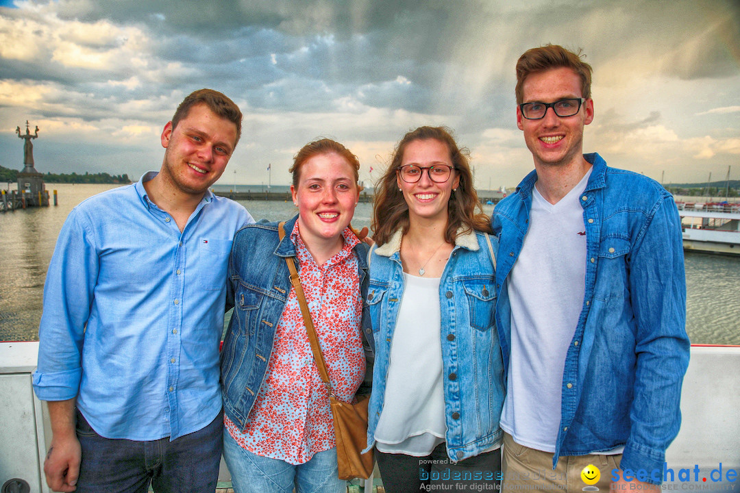 LAKE OFF MUSIC BOAT: Konstanz-Meersburg am Bodensee, 09.05.2018