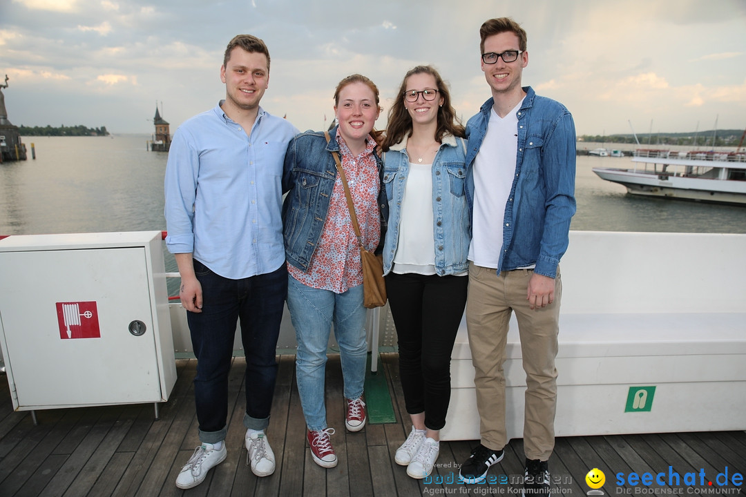 LAKE OFF MUSIC BOAT: Konstanz-Meersburg am Bodensee, 09.05.2018