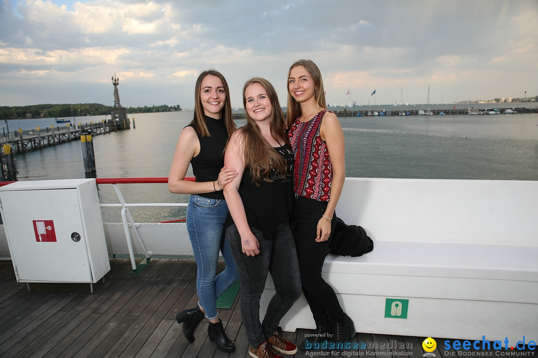 LAKE OFF MUSIC BOAT: Konstanz-Meersburg am Bodensee, 09.05.2018