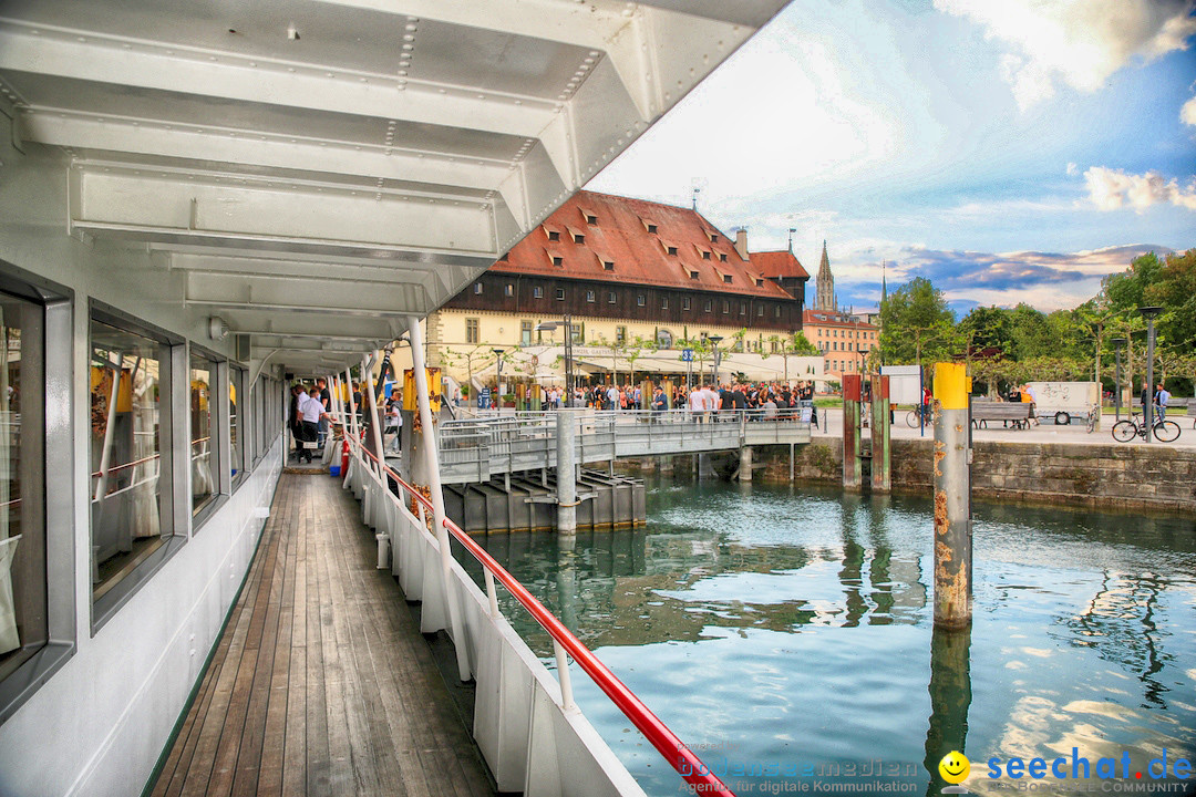 LAKE OFF MUSIC BOAT: Konstanz-Meersburg am Bodensee, 09.05.2018