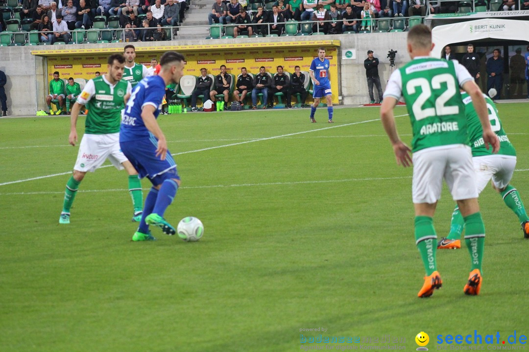 Fussball: FC ST.GALLEN 1879 vs FC LUZERN, St. Gallen - Schweiz, 09.05.2018