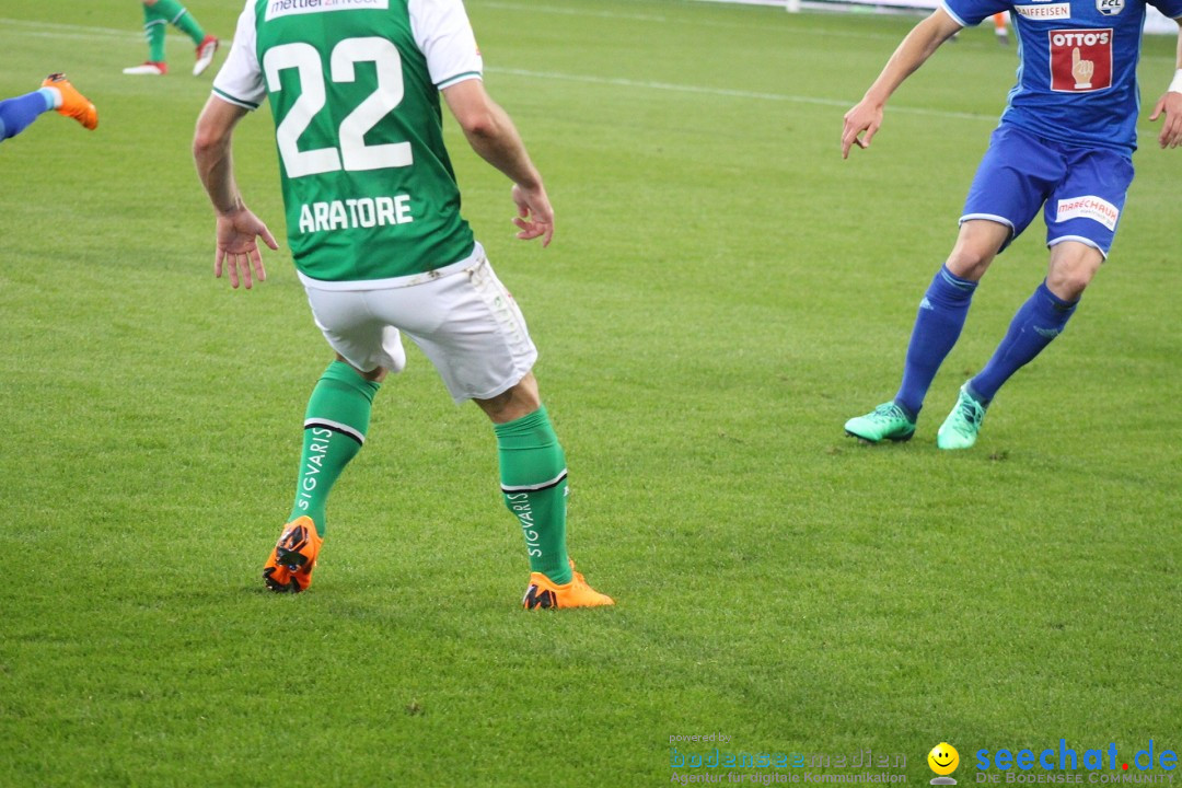 Fussball: FC ST.GALLEN 1879 vs FC LUZERN, St. Gallen - Schweiz, 09.05.2018