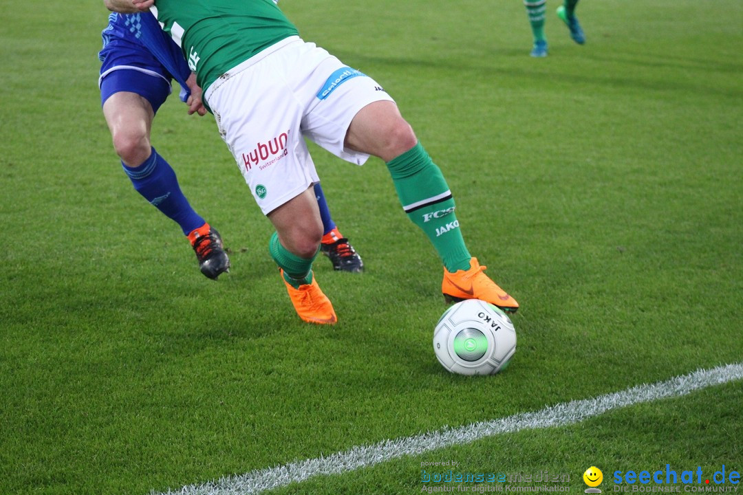 Fussball: FC ST.GALLEN 1879 vs FC LUZERN, St. Gallen - Schweiz, 09.05.2018