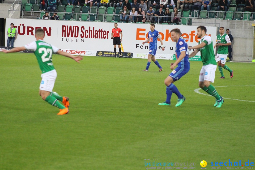 Fussball: FC ST.GALLEN 1879 vs FC LUZERN, St. Gallen - Schweiz, 09.05.2018