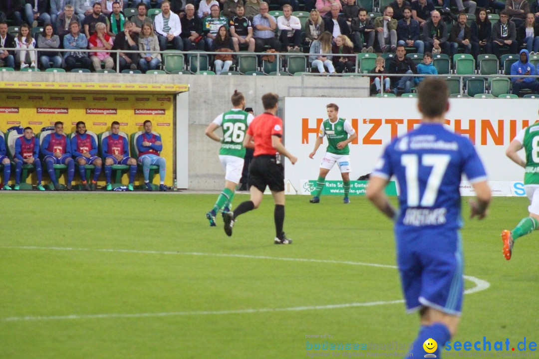 Fussball: FC ST.GALLEN 1879 vs FC LUZERN, St. Gallen - Schweiz, 09.05.2018