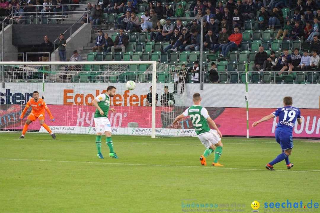 Fussball: FC ST.GALLEN 1879 vs FC LUZERN, St. Gallen - Schweiz, 09.05.2018