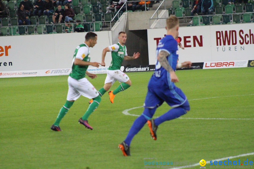 Fussball: FC ST.GALLEN 1879 vs FC LUZERN, St. Gallen - Schweiz, 09.05.2018