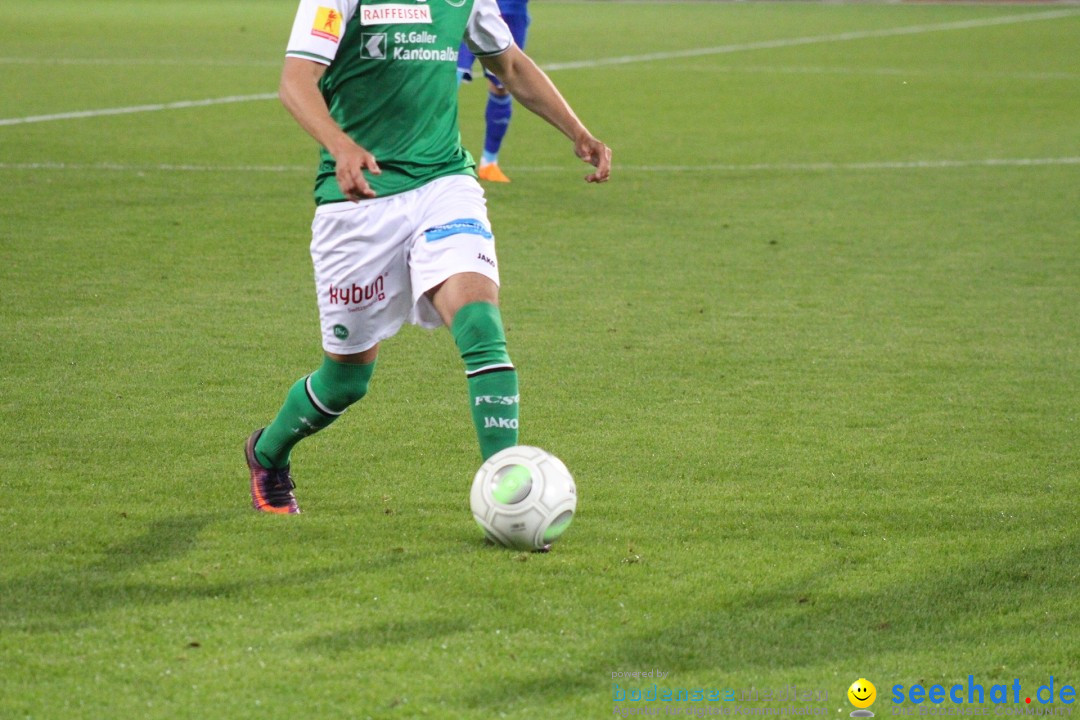 Fussball: FC ST.GALLEN 1879 vs FC LUZERN, St. Gallen - Schweiz, 09.05.2018