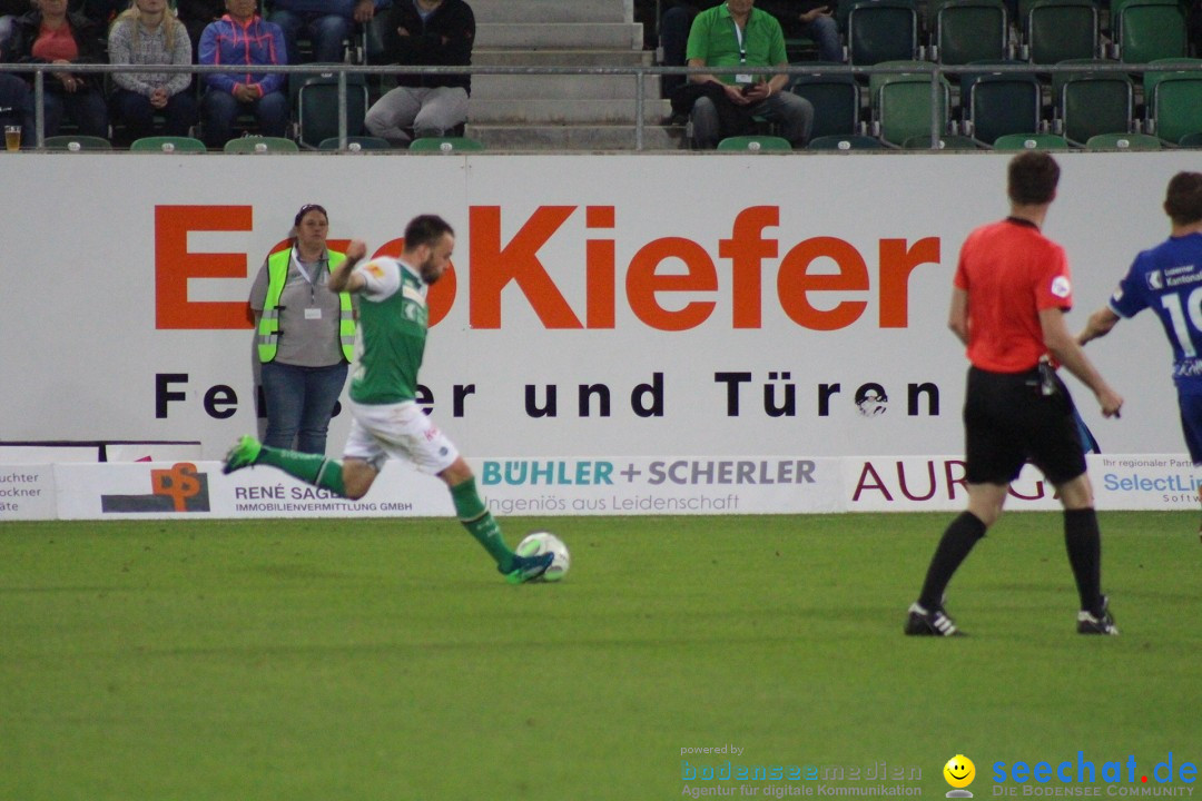 Fussball: FC ST.GALLEN 1879 vs FC LUZERN, St. Gallen - Schweiz, 09.05.2018