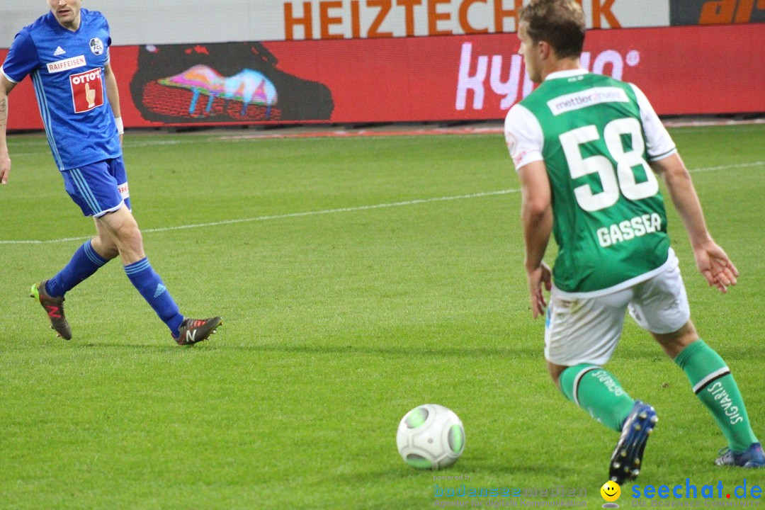 Fussball: FC ST.GALLEN 1879 vs FC LUZERN, St. Gallen - Schweiz, 09.05.2018