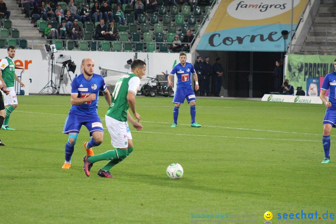 Fussball: FC ST.GALLEN 1879 vs FC LUZERN, St. Gallen - Schweiz, 09.05.2018