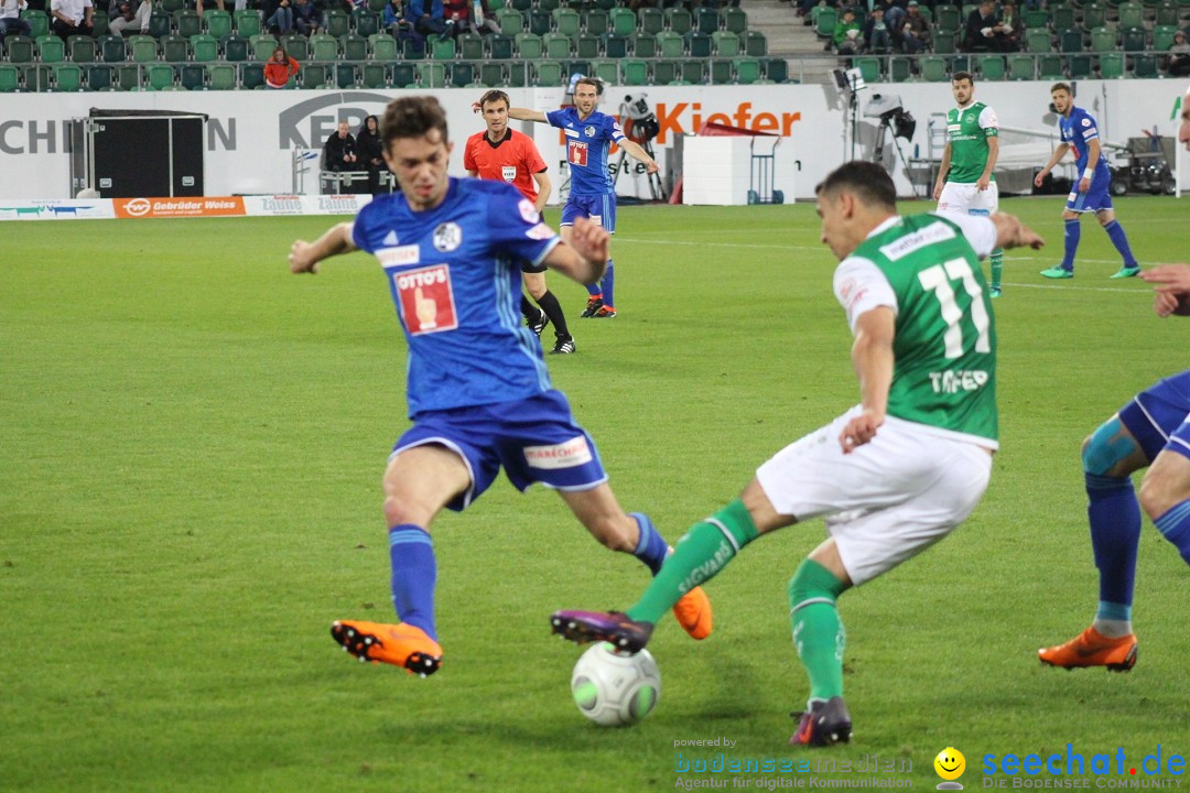 Fussball: FC ST.GALLEN 1879 vs FC LUZERN, St. Gallen - Schweiz, 09.05.2018