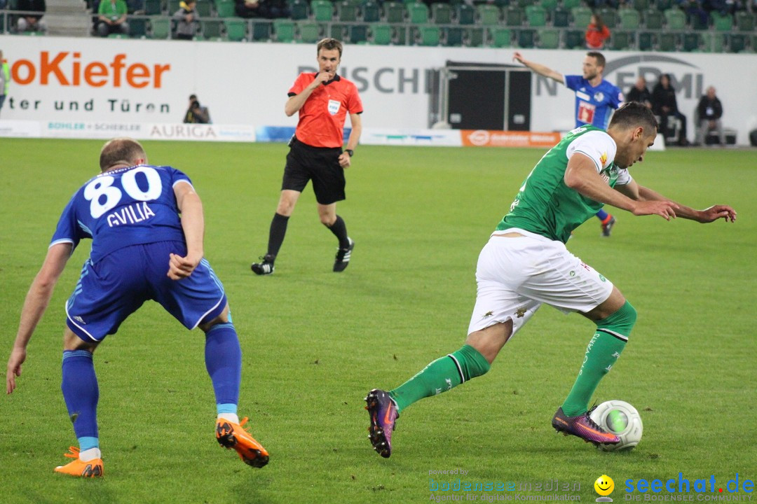 Fussball: FC ST.GALLEN 1879 vs FC LUZERN, St. Gallen - Schweiz, 09.05.2018