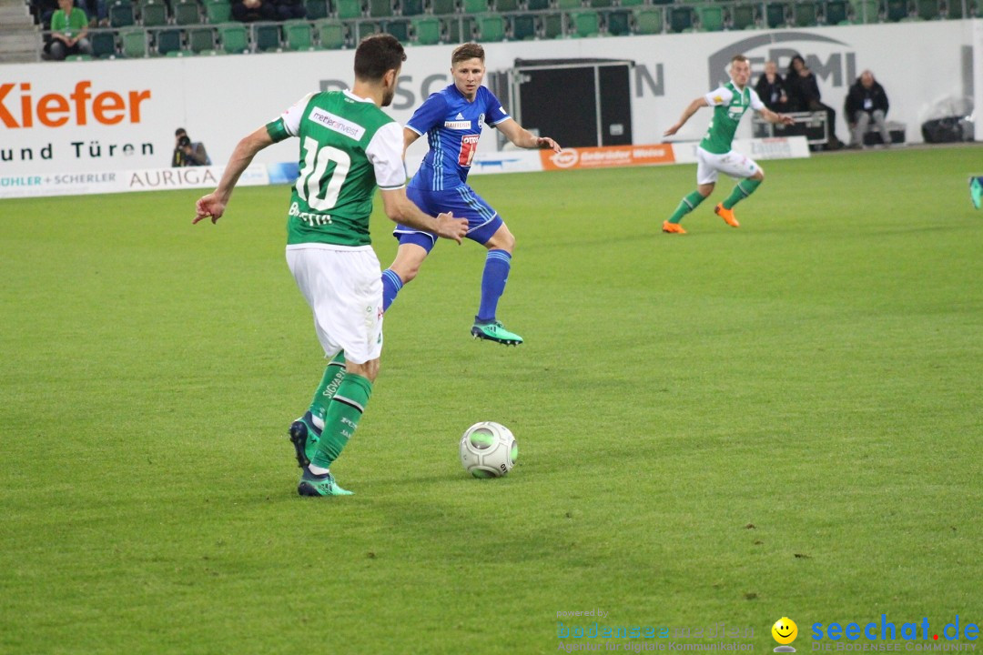 Fussball: FC ST.GALLEN 1879 vs FC LUZERN, St. Gallen - Schweiz, 09.05.2018