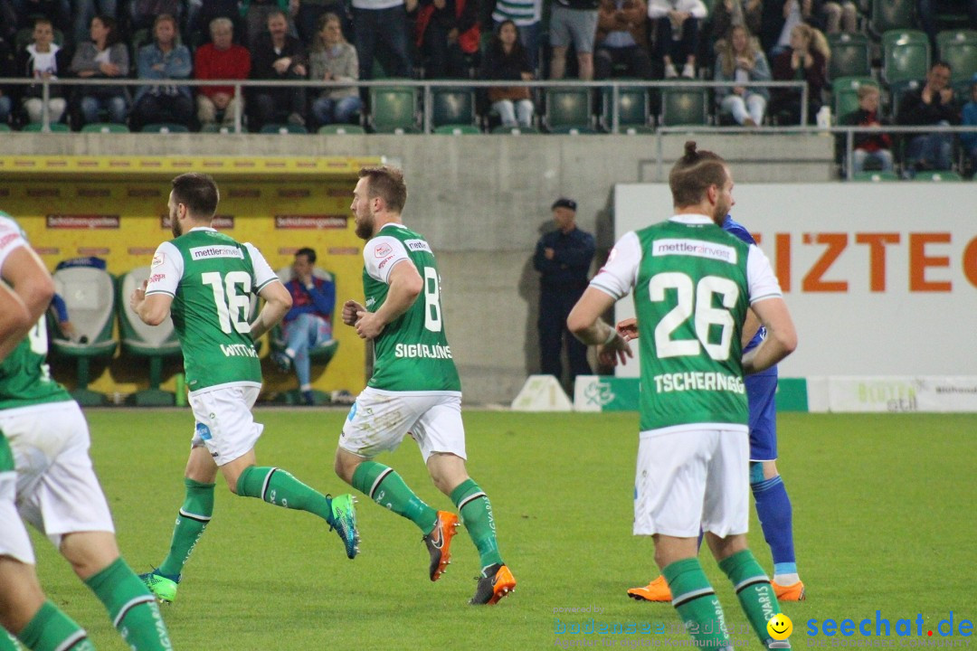 Fussball: FC ST.GALLEN 1879 vs FC LUZERN, St. Gallen - Schweiz, 09.05.2018