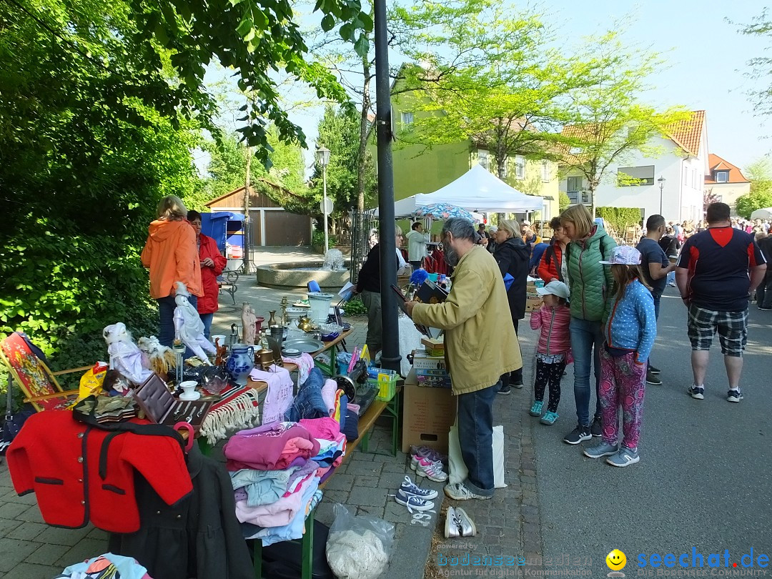 Flohmarkt in Bad-Saulgau am Bodensee, 12.05.2018