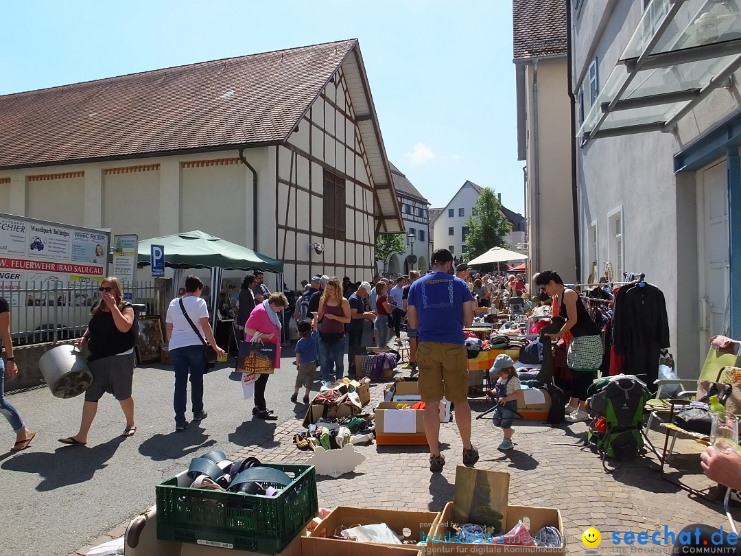 Flohmarkt in Bad-Saulgau am Bodensee, 12.05.2018