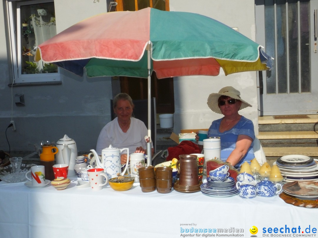 Flohmarkt in Bad-Saulgau am Bodensee, 12.05.2018