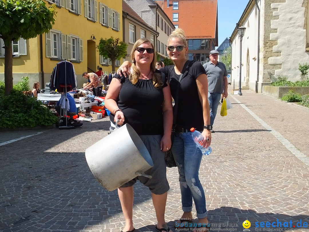 Flohmarkt in Bad-Saulgau am Bodensee, 12.05.2018