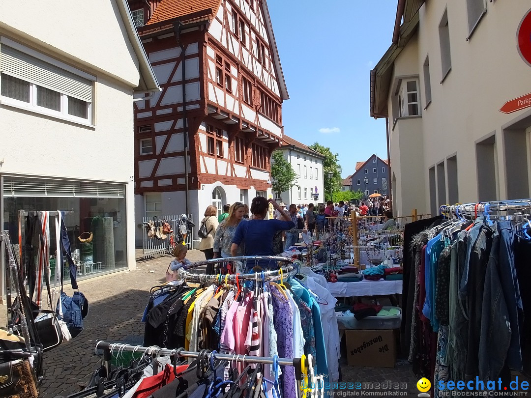 Flohmarkt in Bad-Saulgau am Bodensee, 12.05.2018