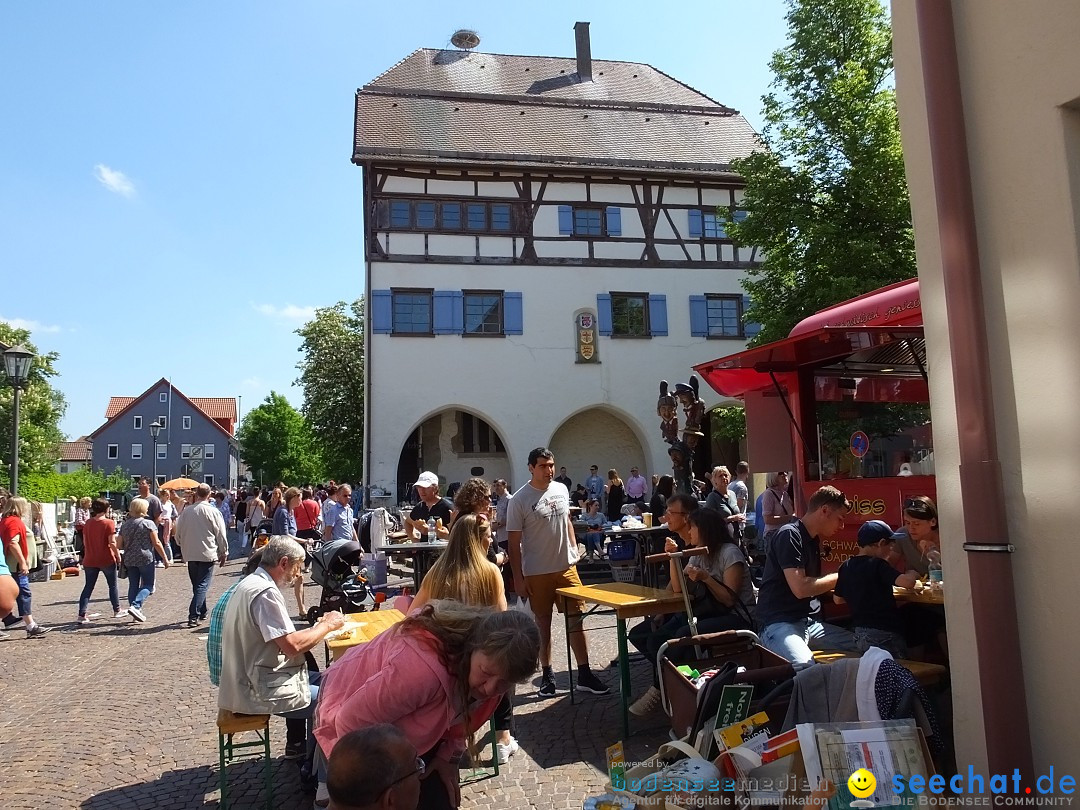 Flohmarkt in Bad-Saulgau am Bodensee, 12.05.2018