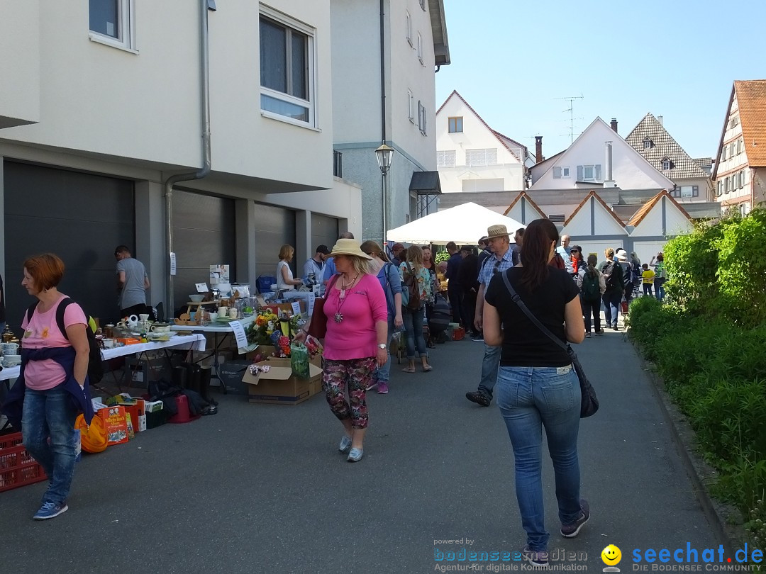 Flohmarkt in Bad-Saulgau am Bodensee, 12.05.2018