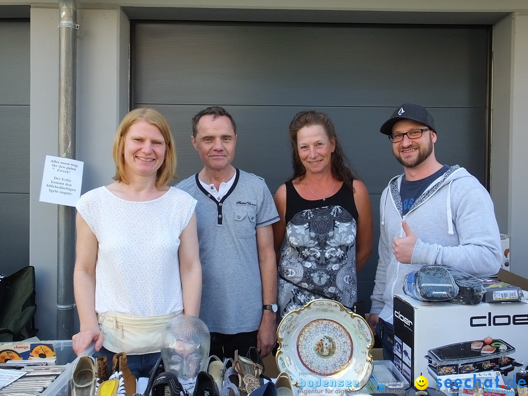 Flohmarkt in Bad-Saulgau am Bodensee, 12.05.2018