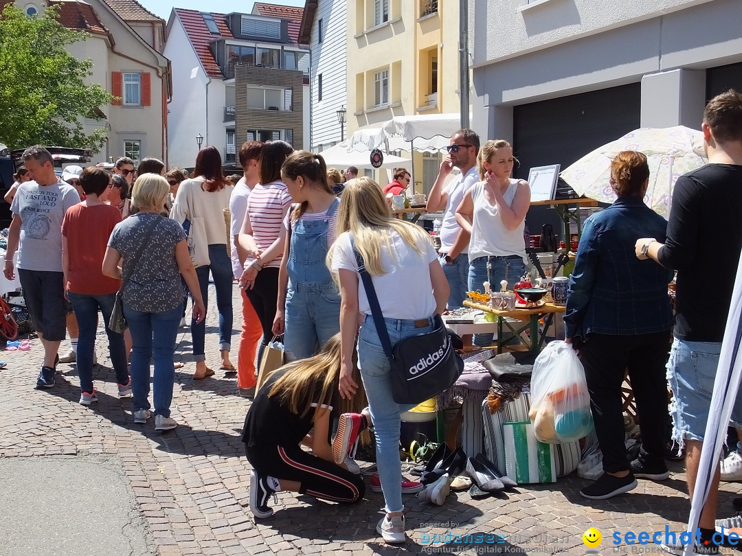 Flohmarkt in Bad-Saulgau am Bodensee, 12.05.2018