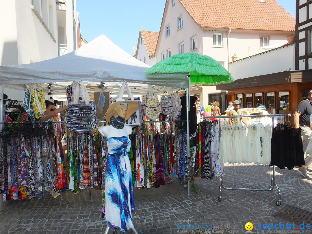 Flohmarkt in Bad-Saulgau am Bodensee, 12.05.2018