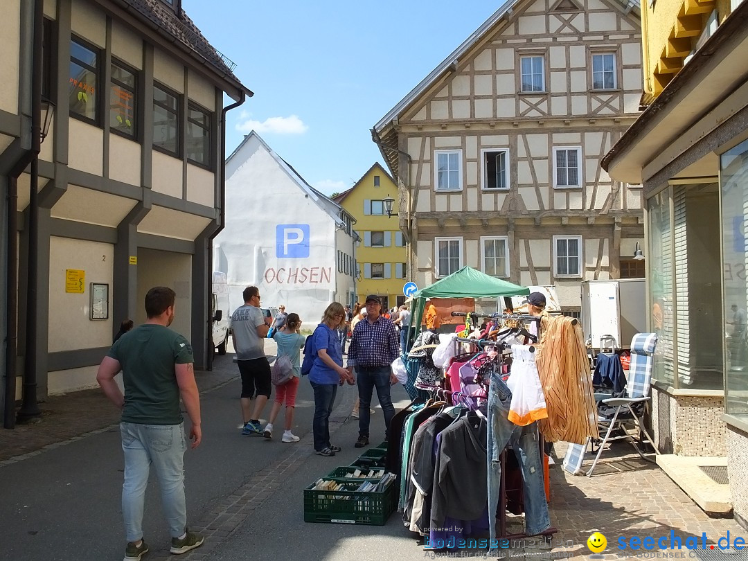 Flohmarkt in Bad-Saulgau am Bodensee, 12.05.2018