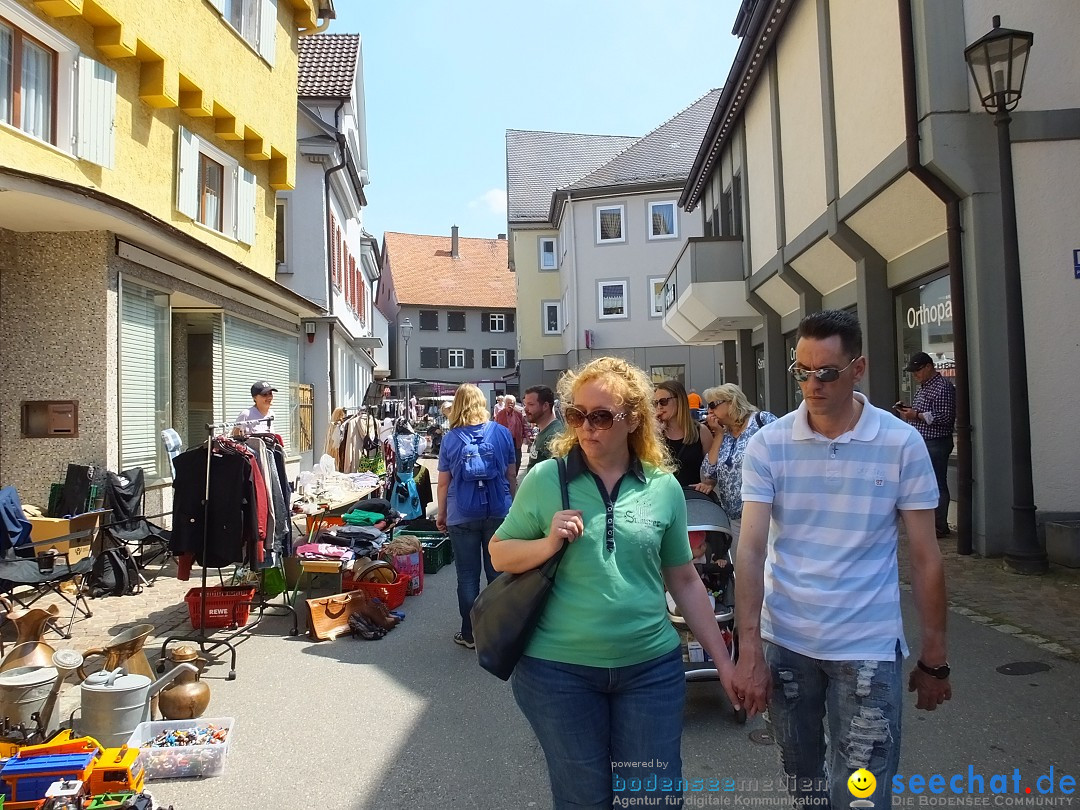 Flohmarkt in Bad-Saulgau am Bodensee, 12.05.2018