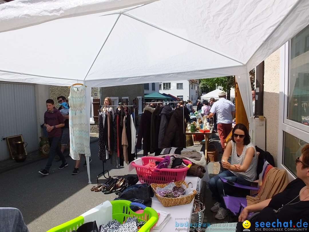 Flohmarkt in Bad-Saulgau am Bodensee, 12.05.2018