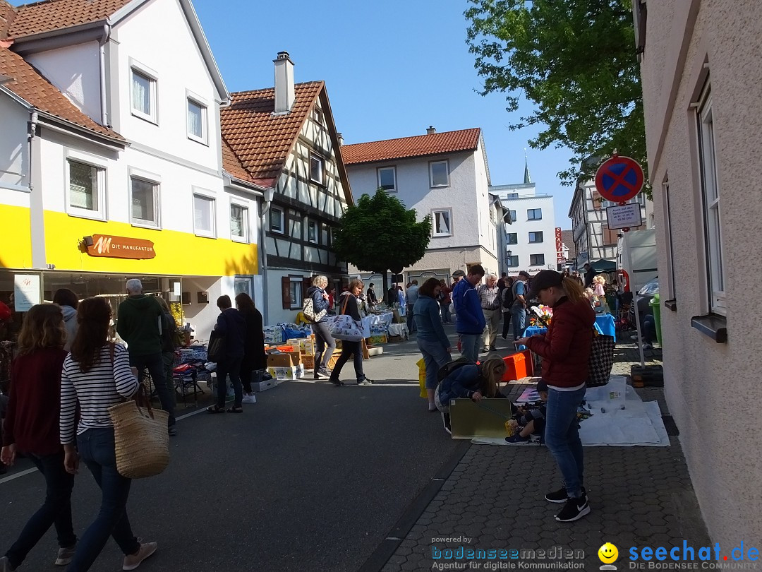 Flohmarkt in Bad-Saulgau am Bodensee, 12.05.2018