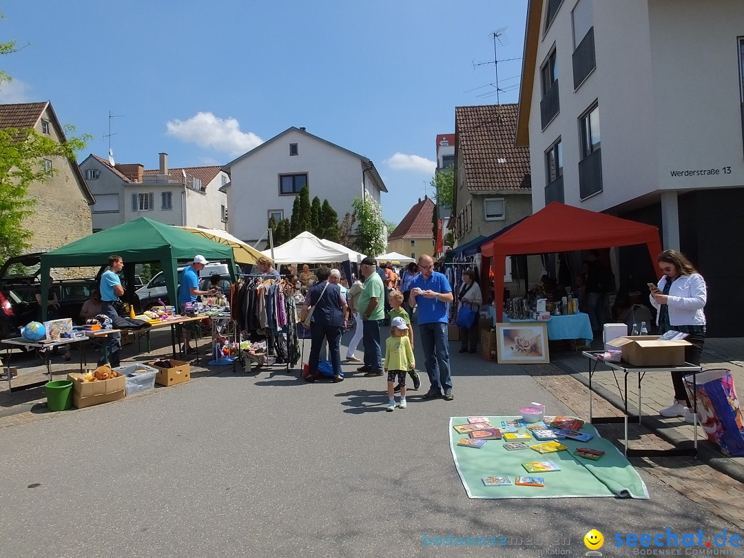 Flohmarkt in Bad-Saulgau am Bodensee, 12.05.2018